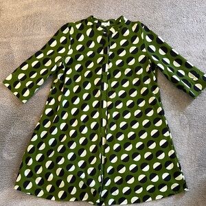 Zuri “Zenith” Green and Black dress, size Large, Standard length